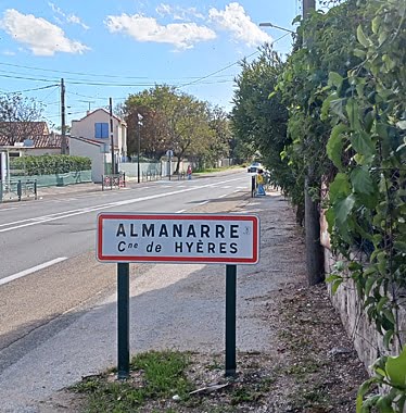 Arrivée à l'Almanarre, commune de Hyères