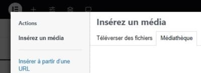 Insérer un média avec WordPress
